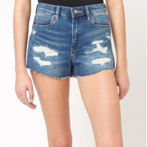 Blank NYC The Lenox Distressed Jean Shorts Size 26